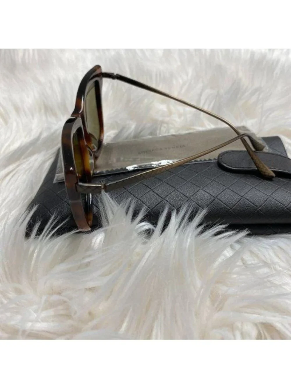 Bottega Veneta 53mm Cat Eye Sunglasses Havana Ruthenium Brown